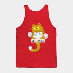 funny cat Tank Top